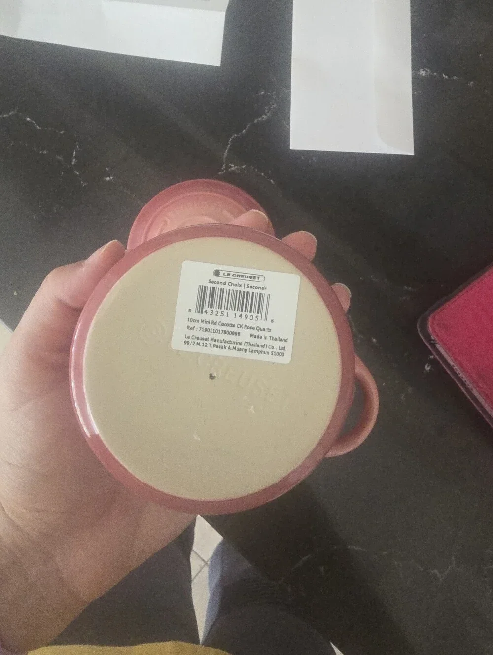 Le Creuset Mini Cocotte w/ Lid - 8 Oz - Rose Quartz - NWOB
